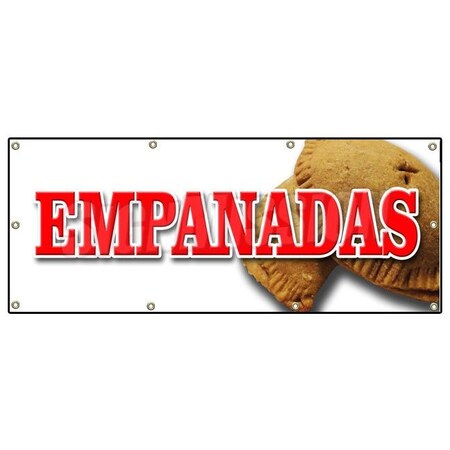 Signmission EMPANADAS BANNER SIGN latin restaurant food meat chicken hot pocket B-96 Empanadas